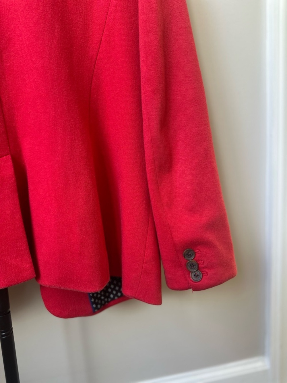 Talbots Red Single-Button Notch Blazer - Picture 12 of 14
